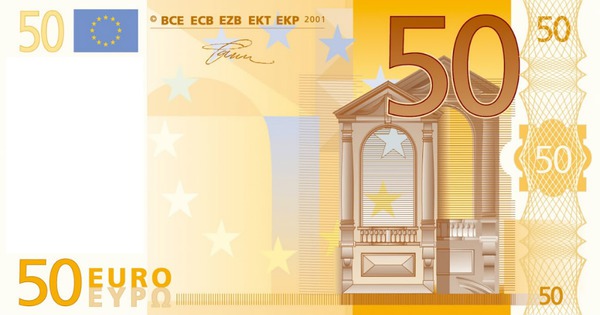 50 Euro Montaje fotografico