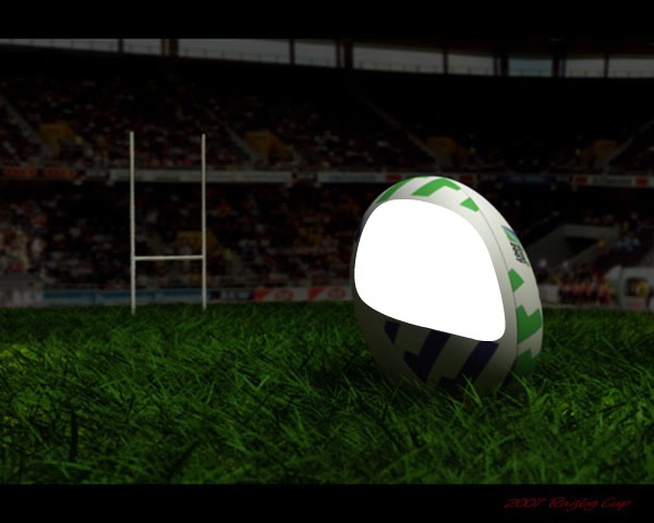 rugby Fotomontagem