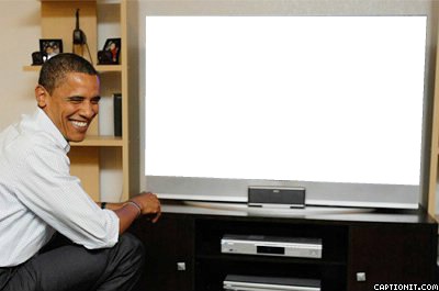 Obama television program Fotomontāža