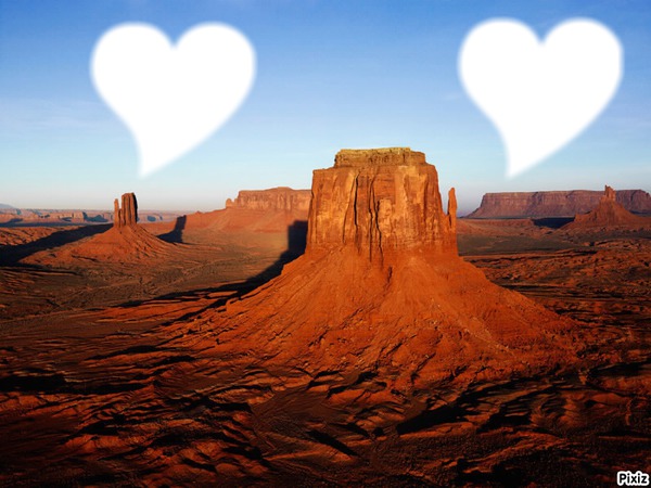 Coeur du desert Montaje fotografico