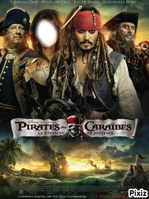 pirates des caraibes Photomontage