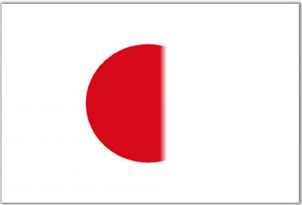 Japan flag Fotomontaż