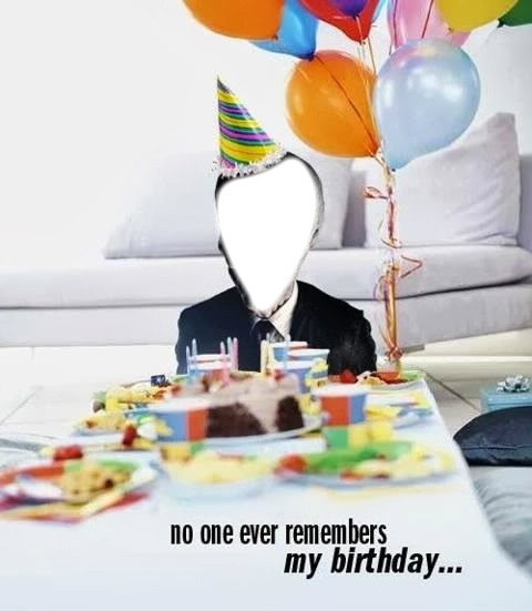 My birthday Fotomontāža