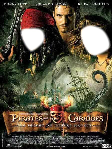 pirates des caraibes Fotomontažas