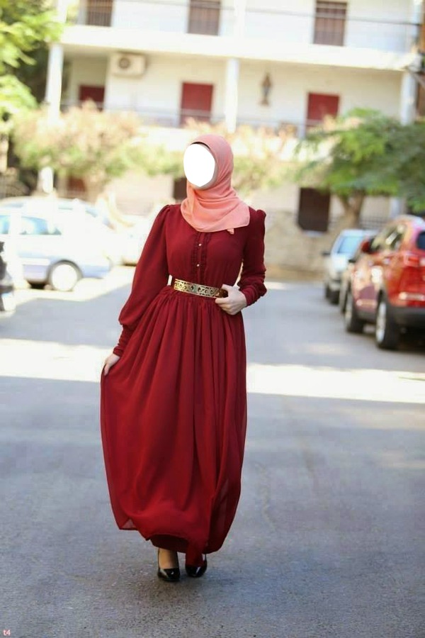 hijab for girl Photomontage