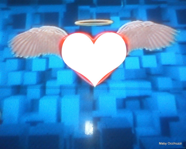 Corazón del ángel Фотомонтажа