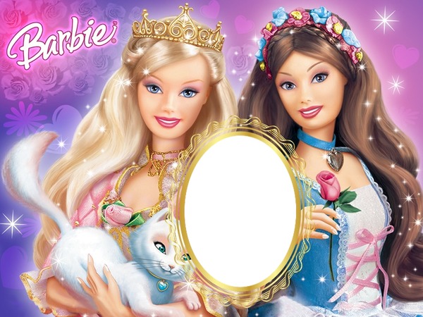 Barbie Princesa y Plebeya Fotomontagem