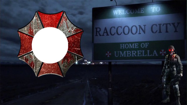 Resident Evil / Umbrella Corp. Photo frame effect