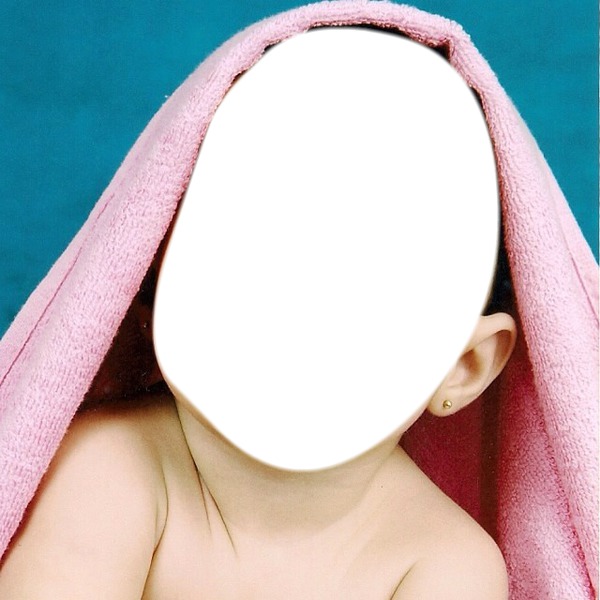 Rostinho de bebê Fotomontagem