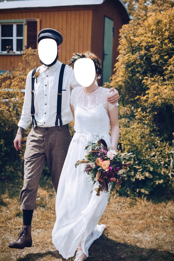 mariage boheme Fotomontáž