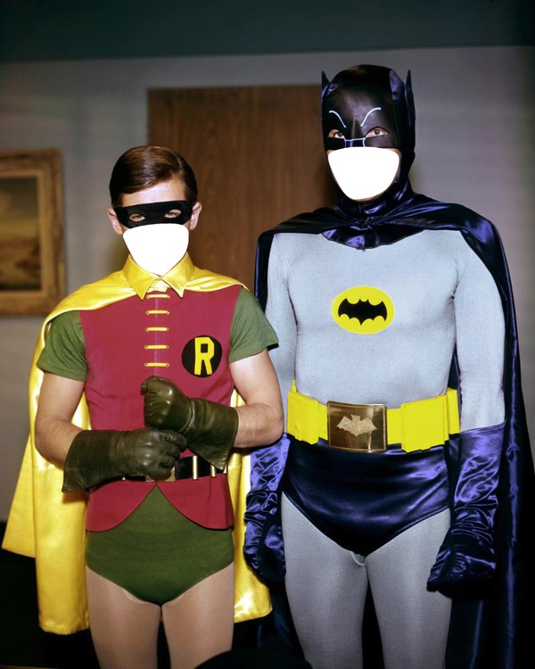 batman and robin Fotomontaža