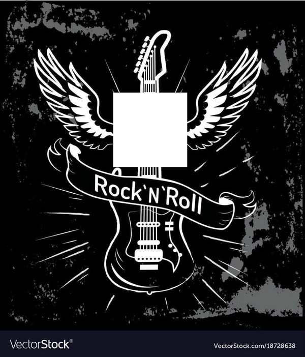 Rock n roll Photomontage