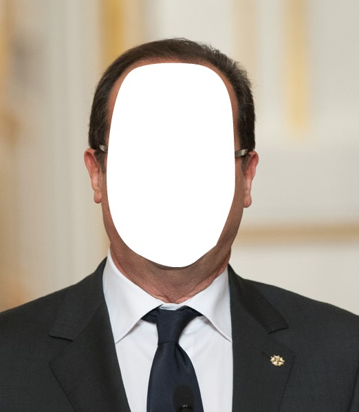 François Hollande Fotomontaggio