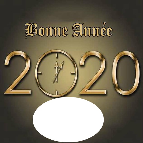 bonne année 2020 Fotomontāža