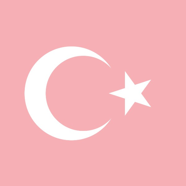 Türk bayrağı Fotomontaż
