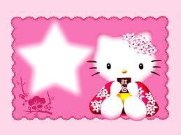 hello kitty chinoise 1 cadre Valokuvamontaasi