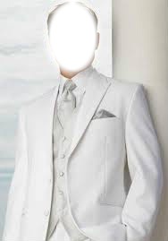 costume-blanc Photo frame effect
