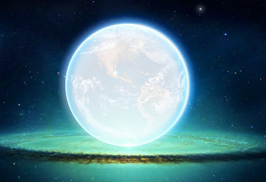 earth Photo frame effect