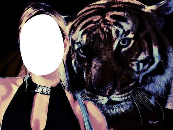 tigre Photomontage