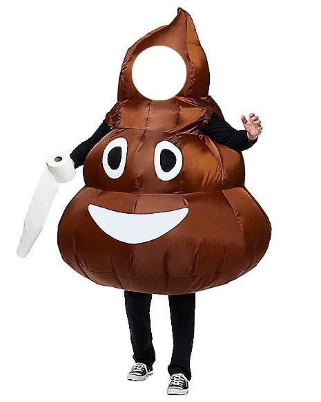poop emoji costume フォトモンタージュ