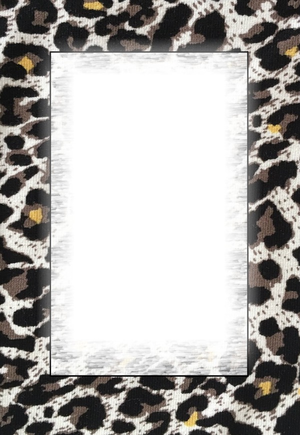 Leopard frame Photo frame effect