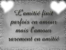 l amitie et l amour <3 Fotomontasje