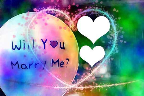 will you marry  me Montage photo