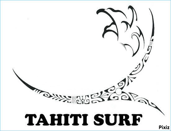 Tahiti Surf Fotomontasje