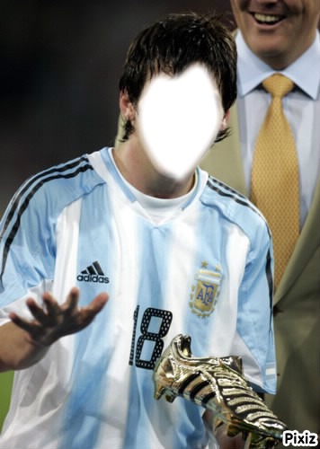 messi フォトモンタージュ