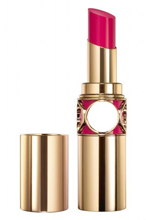 Yves Saint Laurent Rouge Volupte Lipstick in Pink Fuchsia Photomontage