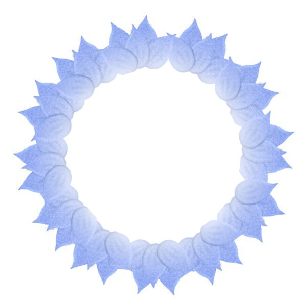 fleur bleue Fotomontažas