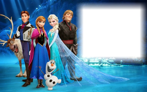 Frozen personajes 2 Montaje fotografico
