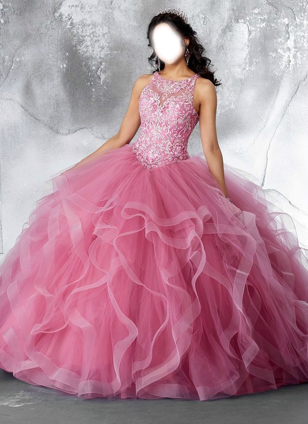 Pink Princess Dress Fotomontāža