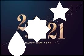 2021 - Happy New Year Fotomontaż