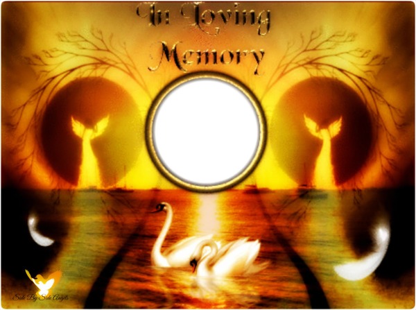 in loving memory Fotomontagem