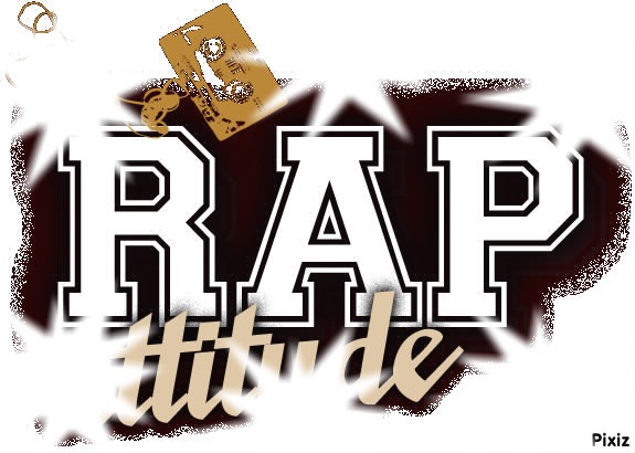 RAP rap attitude フォトモンタージュ