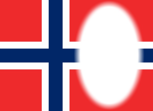 Norway flag Fotomontaż