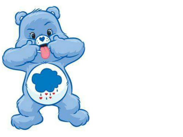 1-picture grumpy care bear-hdh Photo frame effect