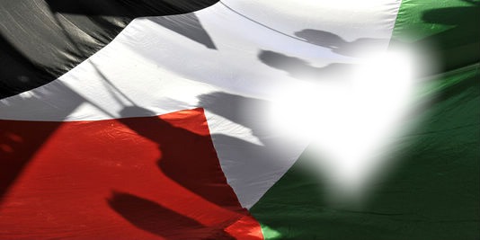 Palestine in My heart Photomontage