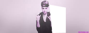 Justin Bieber mellett Fotomontage