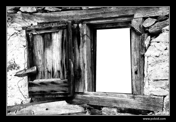 Vieille fenêtre Fotomontaža