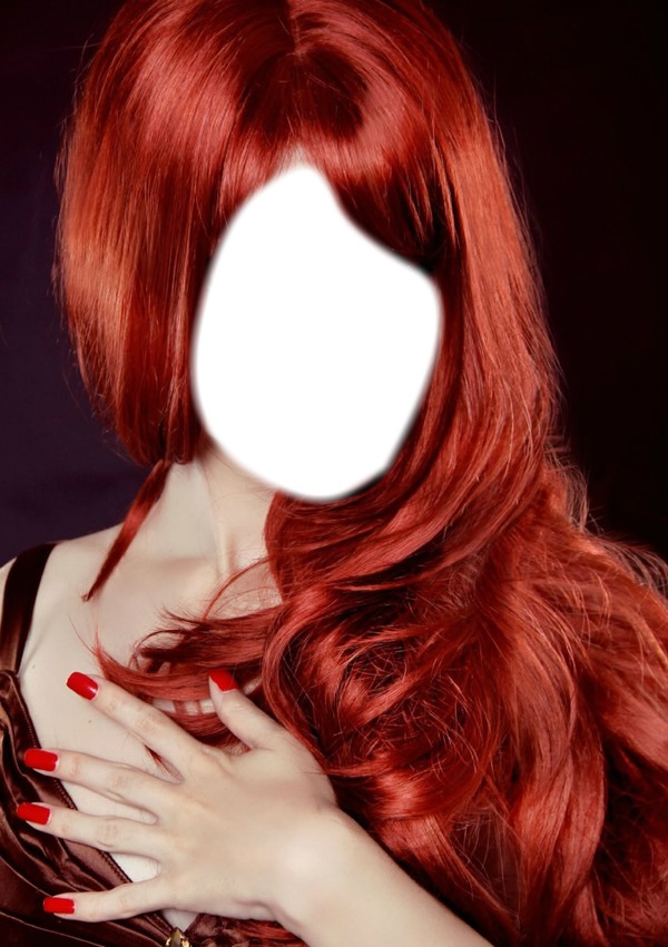 Red hair Valokuvamontaasi