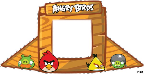 angry bird Fotomontáž