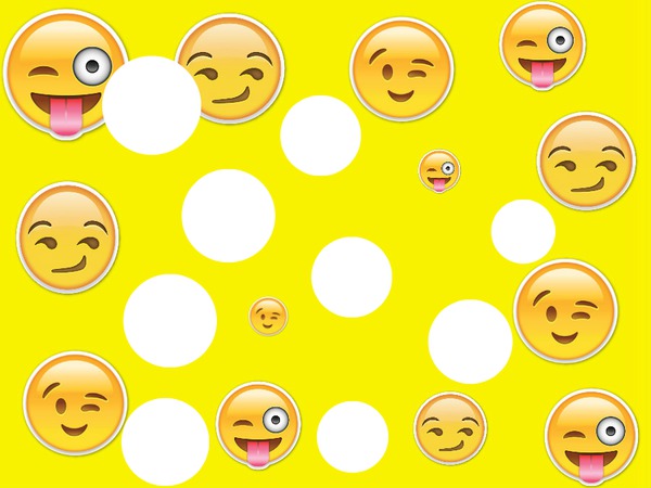 Collage Emojis Fotomontažas