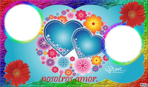 nosotros amor Fotomontaggio