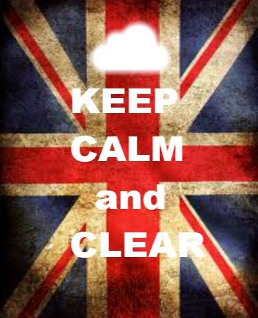 Keep Calm and Clear Fotomontage