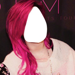 Face Demi Lovato Fotomontaż