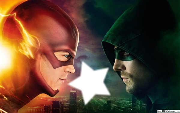 Flash vs Arrow Фотомонтаж