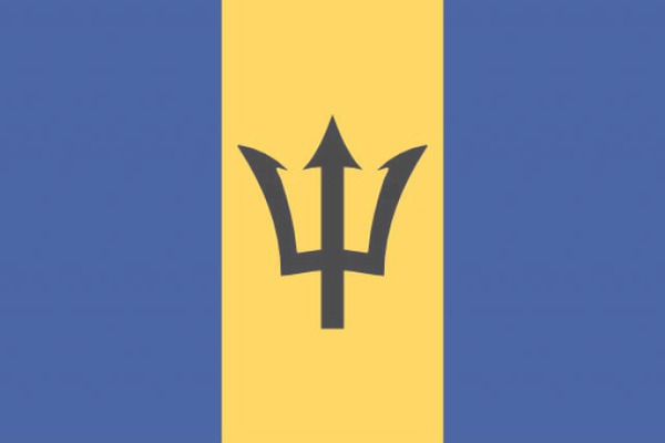 Barbados flag Photomontage
