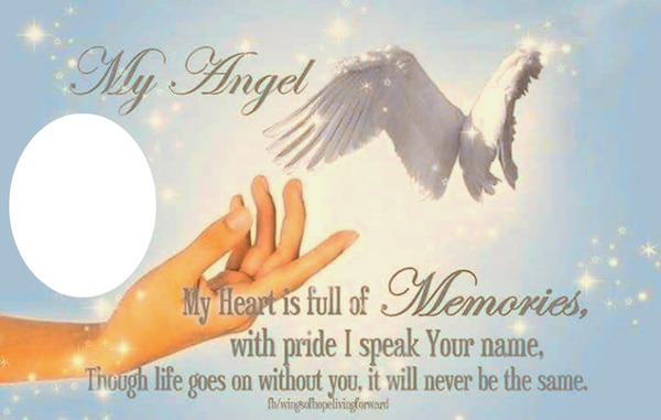 my angel Photomontage